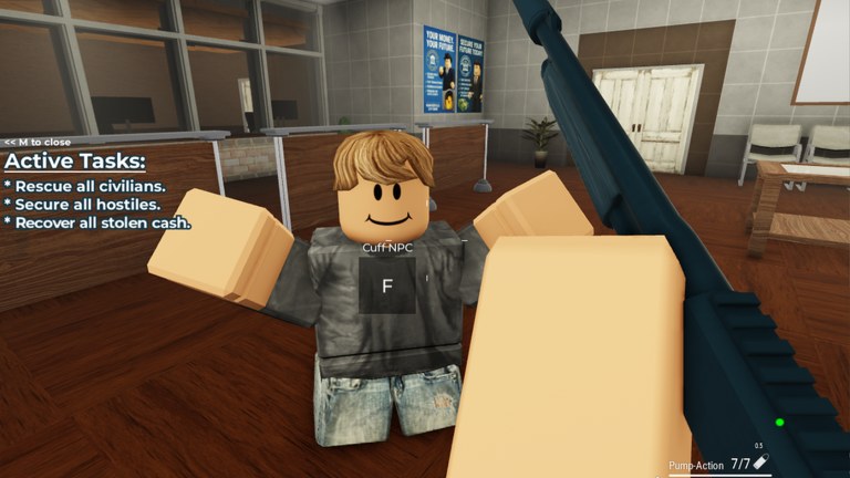 Bank raid